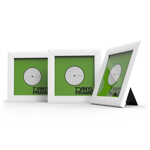 Glorious Vinyl Frame Set 7'' White lijst voor platen (3 stuks)