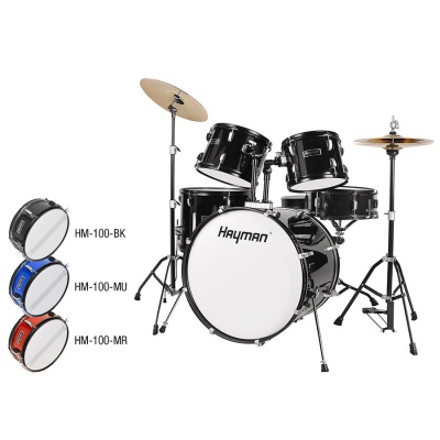 Hayman HM-100-BK 5-delig drumstel