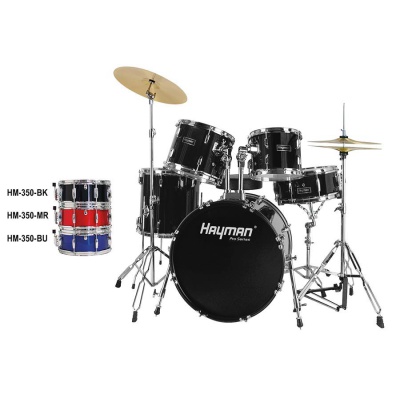 Hayman HM-350-BK 5-delig fusion drumstel
