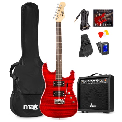 Max GigKit Elektrische gitaar met 40 Watt versterker en accessoires -