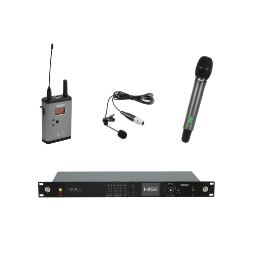 PSSO Set WISE TWO + Dyn. wireless microphone + BP + Lavalier 638-668MHz