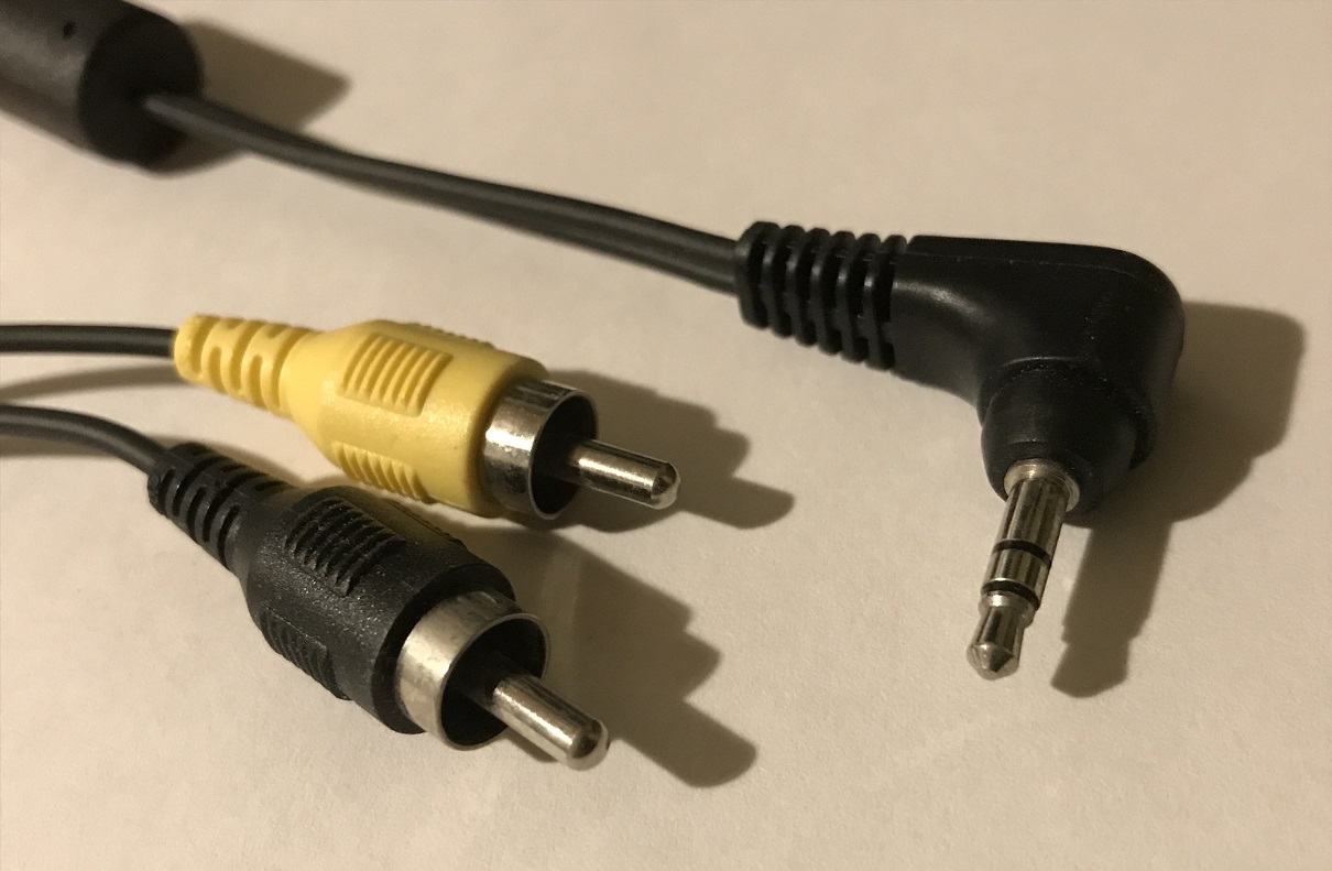 RCA aansluiting met audio plug kabel