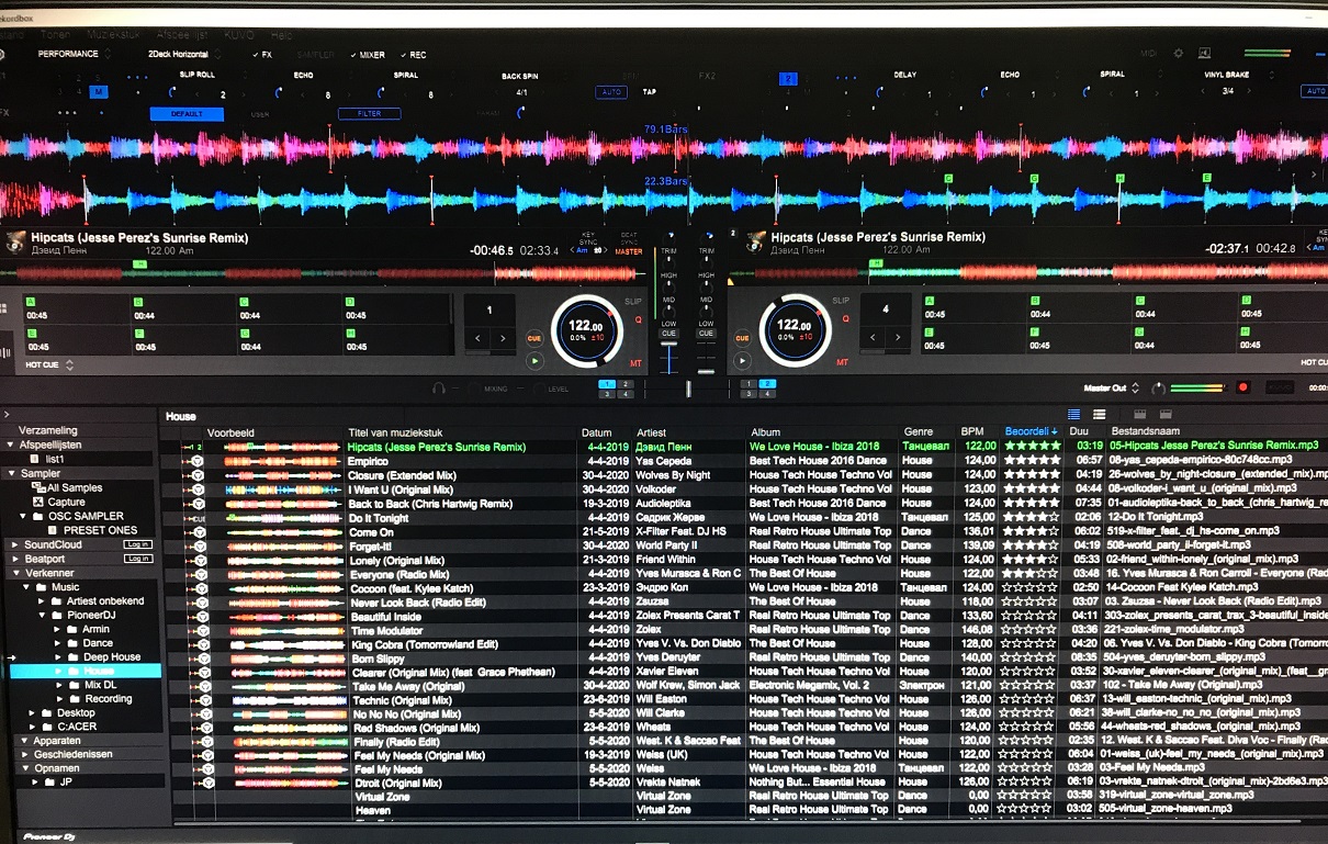 Rekordbox DJ samen met de Pioneer DDJ-400