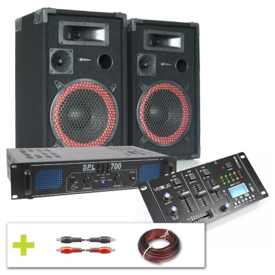 SkyTec Complete 700W DJ Installatie met Bluetooth en USB
