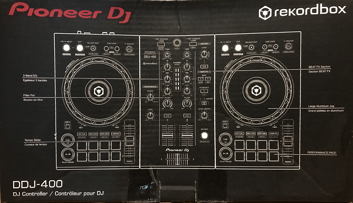 Verpakking Pioneer DDJ-400 DJ controller
